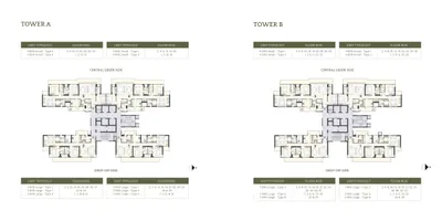Cluster — Plan Tower A B