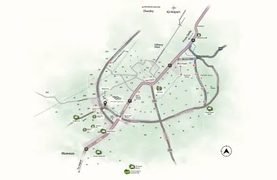 Location map, Sector 36A Gurugram