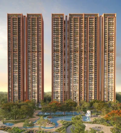 Sobha Aranya Gurgaon honest review 2026 ,  elevation view Karma Lakelands Sector 80